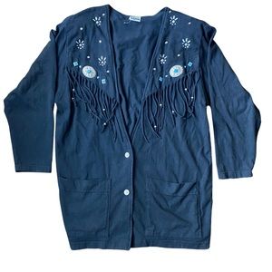 Western Concho Cardigan